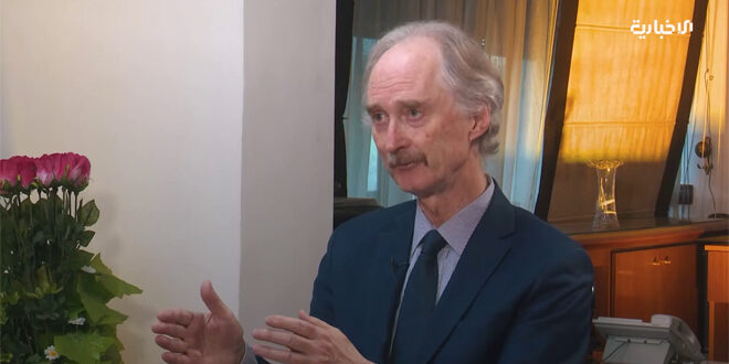 Hay consenso internacional para apoyar al gobierno sirio, afirma Pedersen