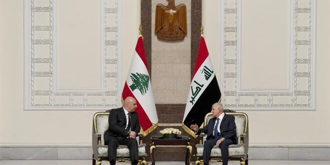 Presidentes de Iraq y Líbano ratifican apoyo a la unidad de Siria
