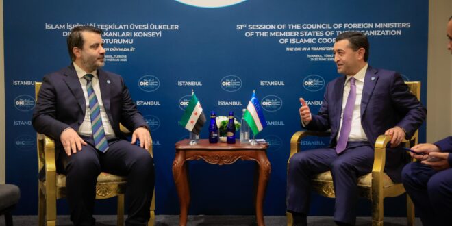 Cancilleres de Siria y Uzbekistán abordan relaciones bilaterales y cooperación política y económica