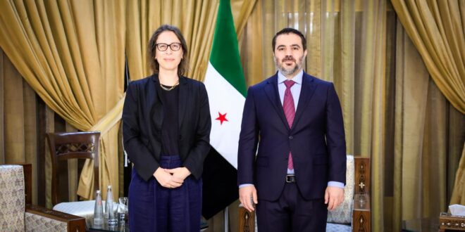 Canciller de Siria recibe a Enviada Especial del Reino Unido