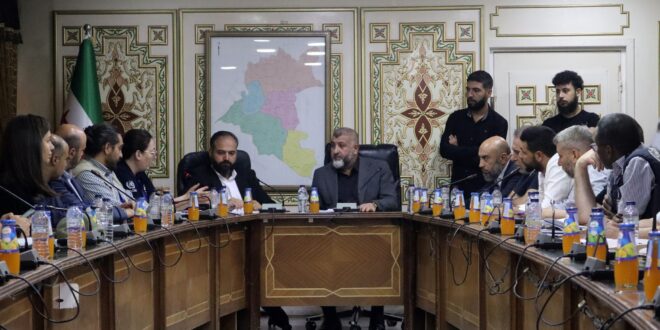 Delegación de la ONU evalúa situación de familias desplazadas desde Sweida hacia Deraa