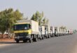 Un nuevo convoy de ayuda alimentaria de la MLRAS se dirige a Sweida