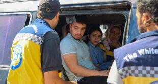 Evacúan civiles de Sweida por corredor humanitario