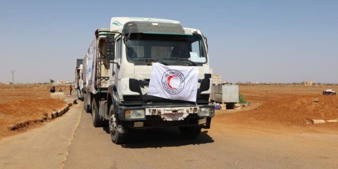 La ayuda humanitaria sigue fluyendo hacia Sweida