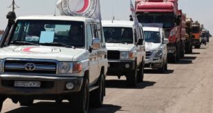 Media Luna Roja Siria denuncia ataque contra convoy humanitario en el sur del país