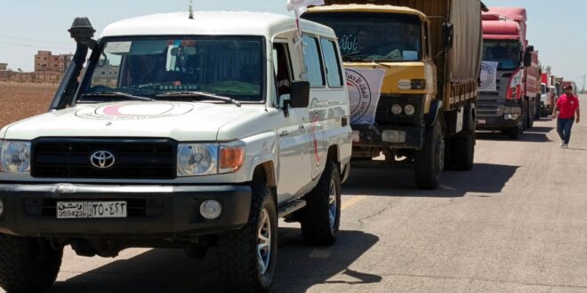Nuevo convoy de ayuda humanitaria entra en Siria