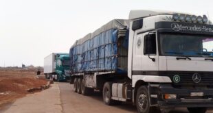 Nuevo convoy de ayuda humanitaria entra en Sweida