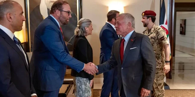 Rey de Jordania reitera rechazo a la visión del "Gran Israel"