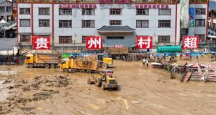 China en alerta amarilla por tormentas