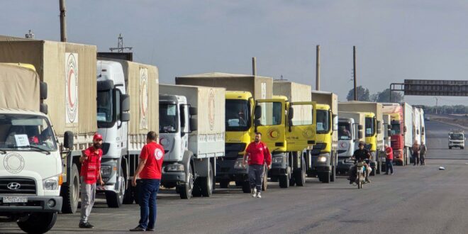La ayuda humanitaria sigue llegando a Sweida (+ fotos)