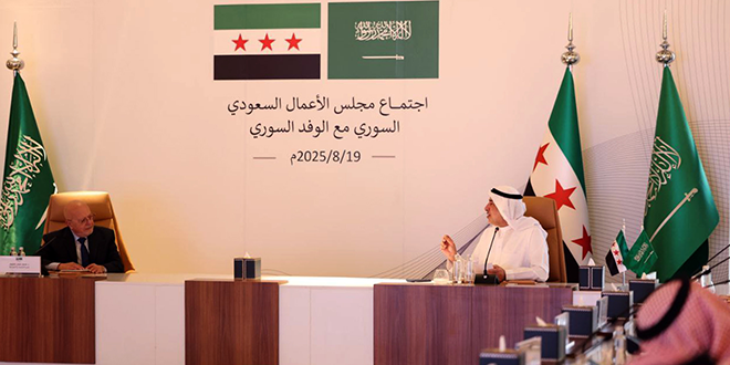 Le ministre de l’Économie discute avec le Conseil d’affaires syro-saoudien du renforcement de la coopération économique