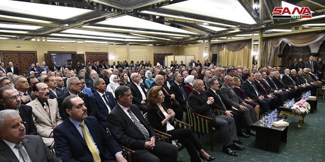 من المؤتمر العام الانتخابي الرابع عشر لنقابة المحامين