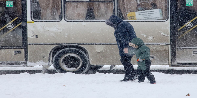 موجة برد في موسكو