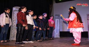 مهرجان الطفولة المسرحي في ثقافي العزيزية بحلب