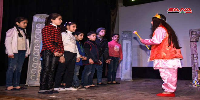 مهرجان الطفولة المسرحي في ثقافي العزيزية بحلب