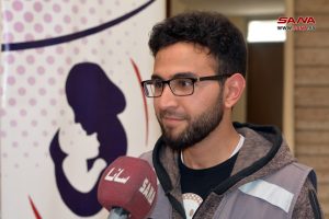 الشاب المتطوع جمال الدين إدريس